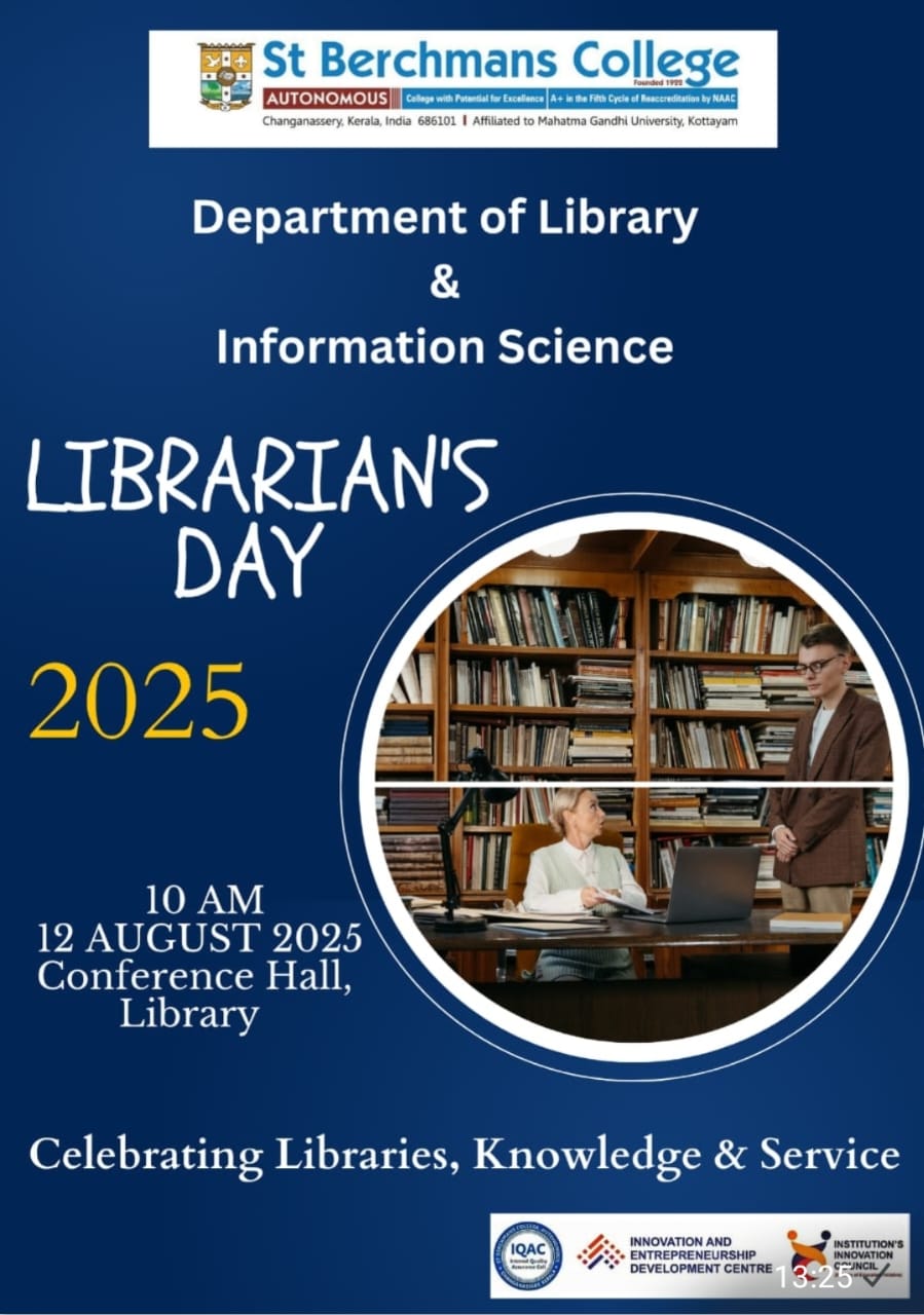 St Berchmans College Celebrates Librarian’s Day 2025 with a Tribute to Knowledge & Service - www.CampusRound.com