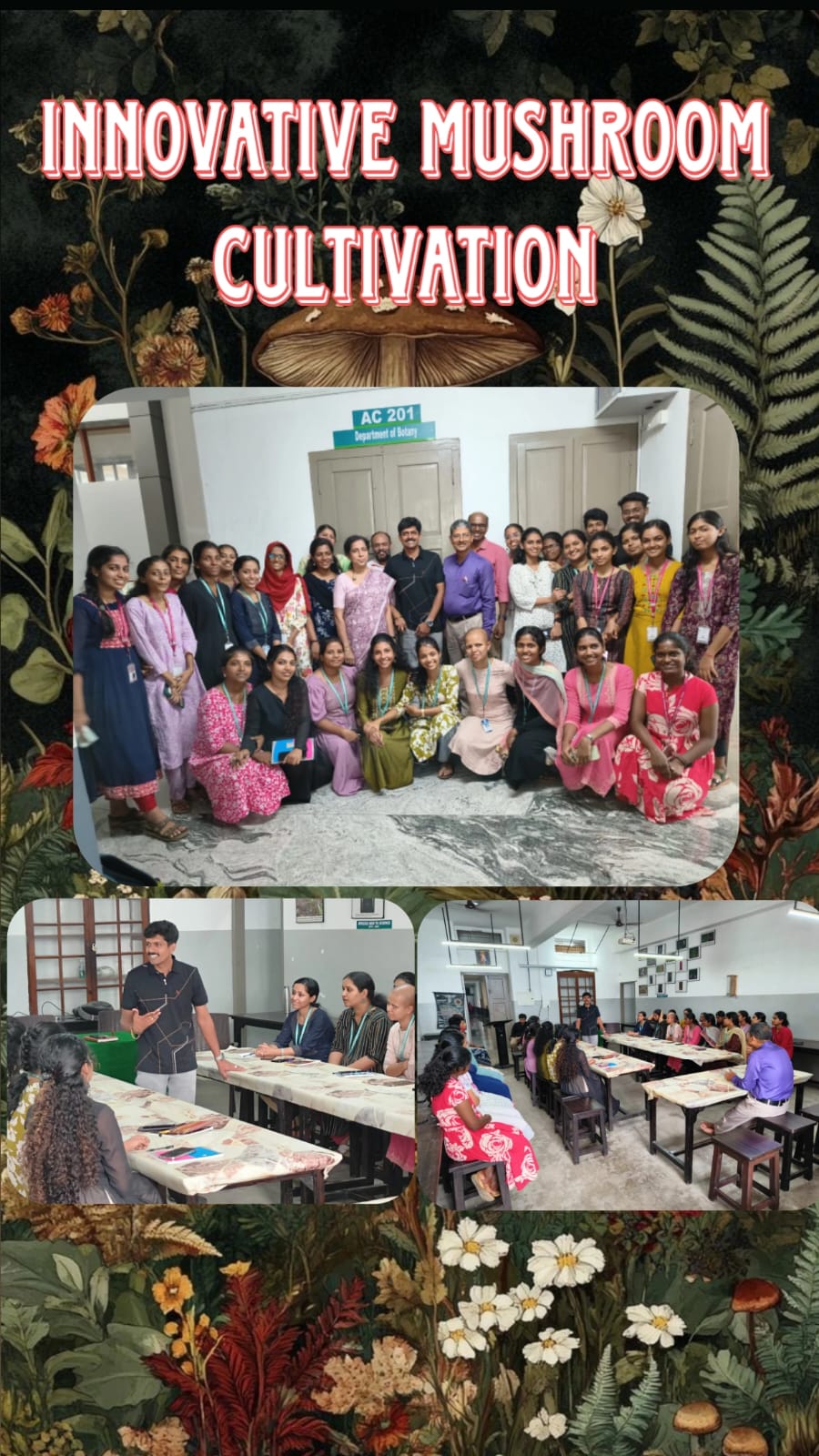 Hands-on Workshop on Mushroom Cultivation at St. Thomas College Thrissur Inspires Budding Entrepreneurs -campuround.com