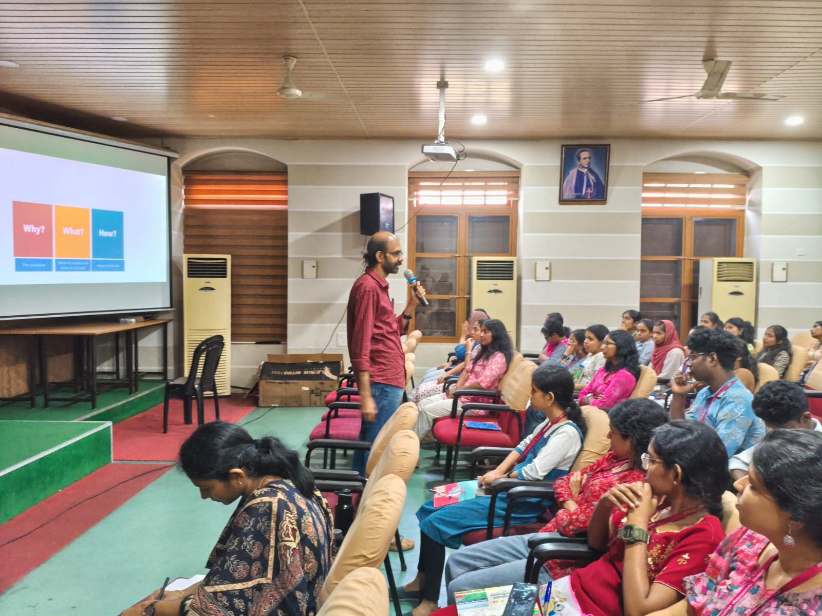 Dr. V. Sasidevan at the National Workshop on Scientific Writing in Thrissur