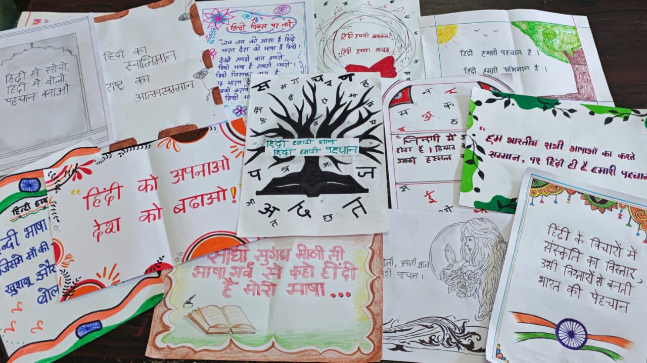 St. Thomas College Celebrates International Hindi Day with Slogan Writing Competition