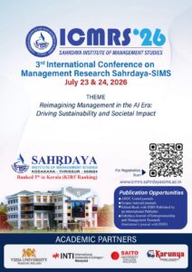 ICMRS 2026: International Conference on Management Research at SahrdayaSIMS, Kerala