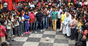 സെന്റ് തോമസ് കോളേജിൽ ലോക കപ്പ് ഫുട്ബോൾ ആവേശം
