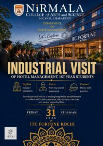 Hotel Management Students Visit ITC Fortune Kochi for Industrial Exposure