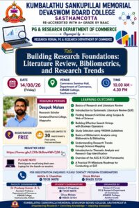 Research Workshop at KSMDB College to Strengthen Research Skills